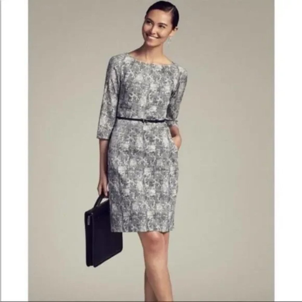 DISCONTINUED PRINT! Mm Lafleur Etsuko Dress in Crackle Size 6